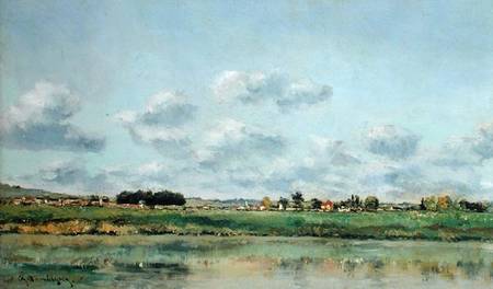 Banks of the Loing from Charles-François Daubigny