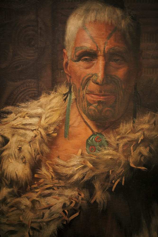 Perema Te Pahau, the Bone Scraper from Charles Frederick Goldie