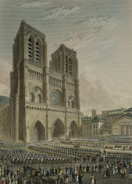 Paris, Notre Dame , Heath after Batty from Charles Heath