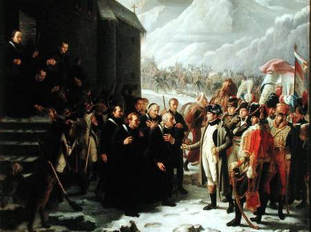 The First Consul Visiting the Hospice of Mont Saint-Bernard, 20th May 1800 from Charles-Jacques Lebel