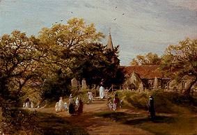 Kirchgang in New-Forest (Brockenhurst) from Charles James Lewis