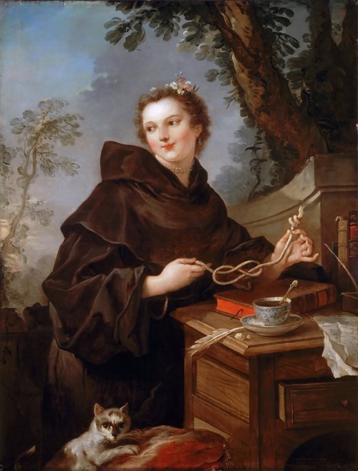 Louise Anne de Bourbon (1695-1758), Countess of Charolais from Charles Joseph Natoire