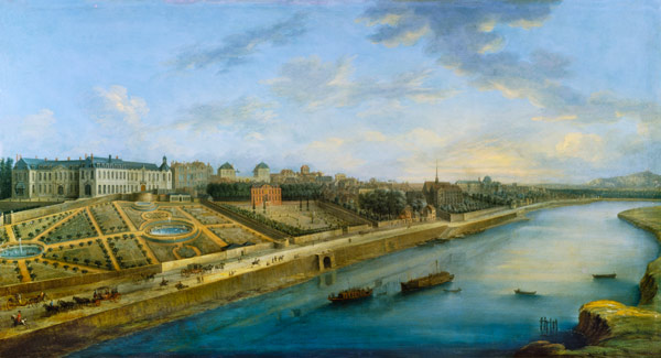 View of Passy and Chaillot from Grenelle from Charles Laurent Grevenbroeck