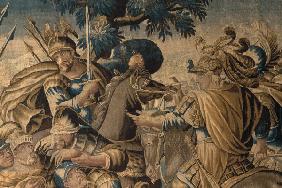 Alexander and Poros / tapestry