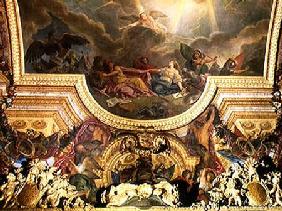 The Strategy of the Spanish Ruined by the Taking of Ghent, ceiling painting from the Galerie des Gla