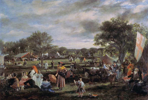Fairlop Fair (oil on canvas) from Charles Leslie