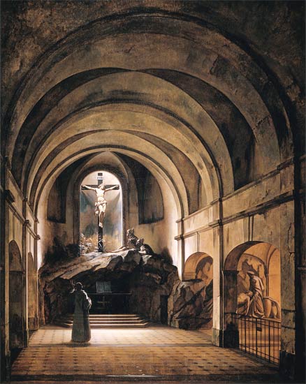 Die Kapelle des Calvaires von Saint-Roch from Charles Marie Bouton