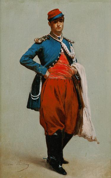 Portrait of Claude Monet (1840-1926) in Uniform