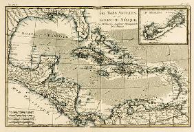 The Antilles and the Gulf of Mexico, from 'Atlas de Toutes les Parties Connues du Globe Terrestre' b