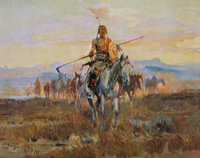 Stolen Horses, 1911 (oil on canvas) from Charles Marion Russell