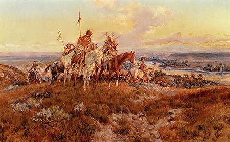 The Wagons from Charles Marion Russell