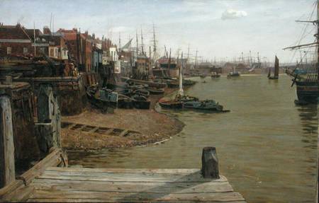 The Thames at Limehouse from Charles Napier Hemy