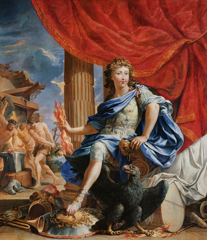 Louis XIV (1638-1715) as Jupiter Conquering the Fronde from Charles Poerson