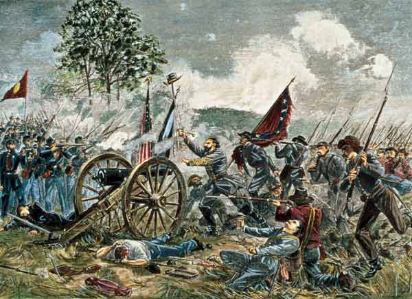 Pickett's Charge Battle of Gettysburg in 1863 from Charles Prosper Sainton