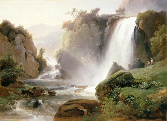 Die Wasserfälle von Tivoli. from Charles Rémond