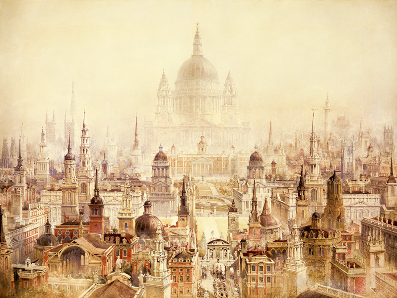 A Tribute to Sir Christopher Wren from Charles Robert Cockerell