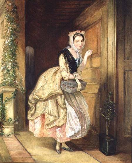 Knocking at the Door from Charles Robert Leslie