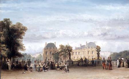 The Luxembourg Gardens from Charles Rochussen