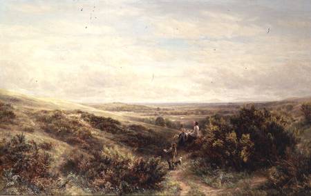 Moorland Landscape with Figures from Charles Thomas Bale