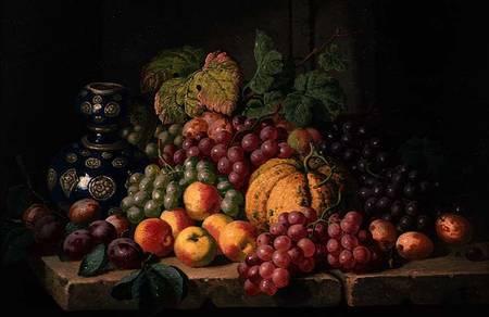 Still Life with Fruit and a Blue Vase from Charles Thomas Bale