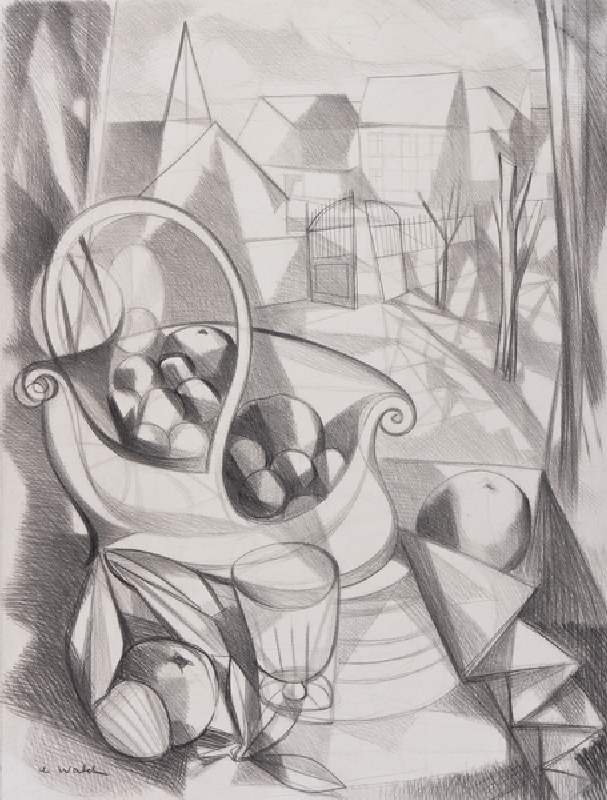 Compotier, 1946 (pencil on paper) from Charles Walch