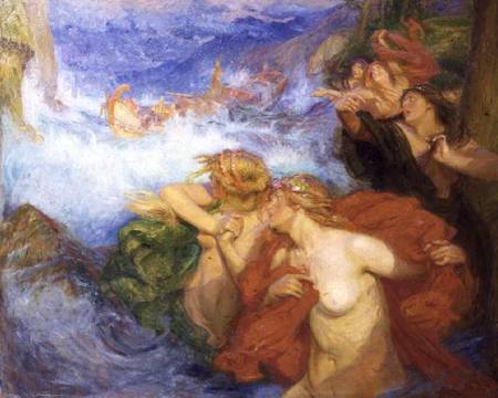 The Sirens from Charles William Wyllie