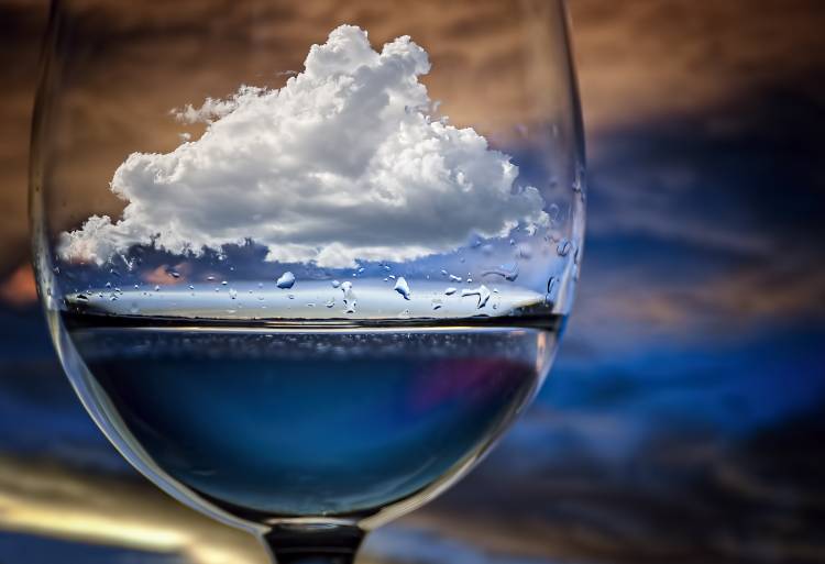 Cloud in a glass from Chechi Peinado