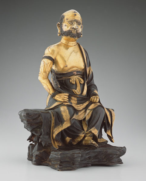 Figure of Bodhidharma, Ming dynasty from Chinese School