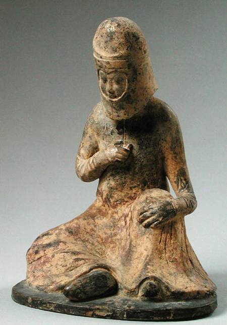Funerary statuette of a traveller from Chinese School