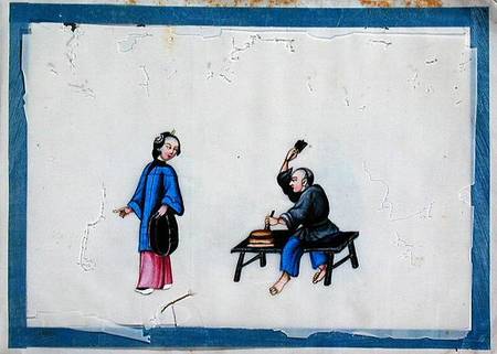 Noblewoman with a tradesman from Chinese School