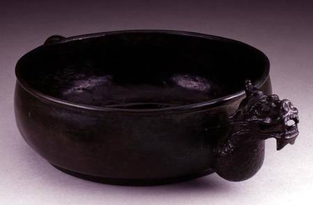Pouring vessel with a dragon's head spout and a dragon's tail handle, Sung to early Ming dynasty from Chinese School