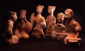 Group of Musicians, Dancers and Servants, Han Dynasty (206 BC-220 AD)
