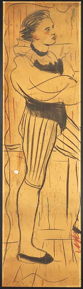 Triptychon (Zeichnung einer Liebhaberszene) (siehe auch 742029-30) from Christian Berard