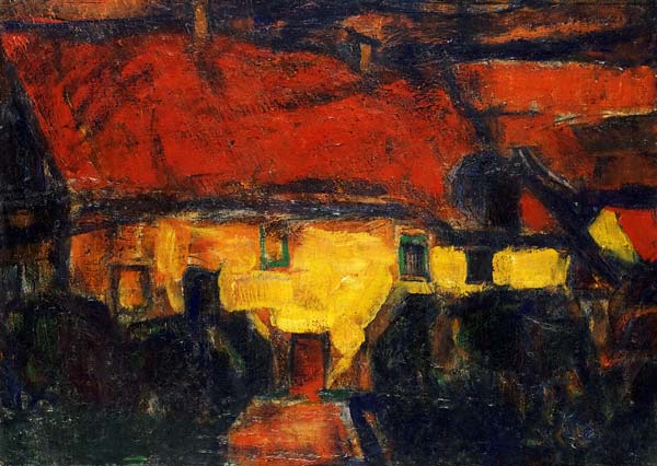 Das gelbe Haus mit rotem Dach from Christian Rohlfs