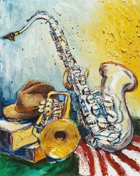 Arrangement mit Saxophon