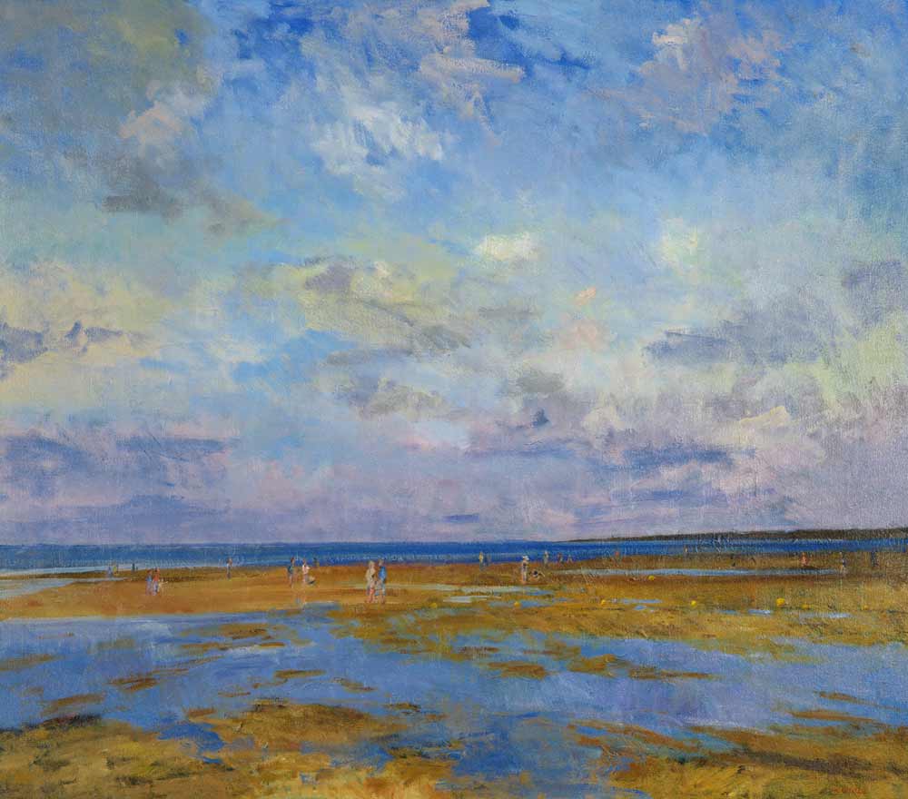 Brittany Beach (oil on canvas)  from Christopher  Glanville