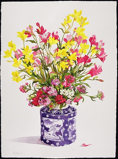 Flowers in a Chinese Jar (w/c)  from Christopher  Ryland