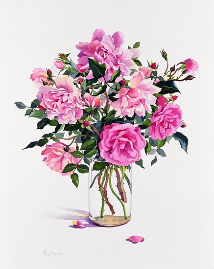 Roses in a Glass Jar (w/c on paper)  from Christopher  Ryland