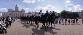 Wachwechsel in London zu Pferd