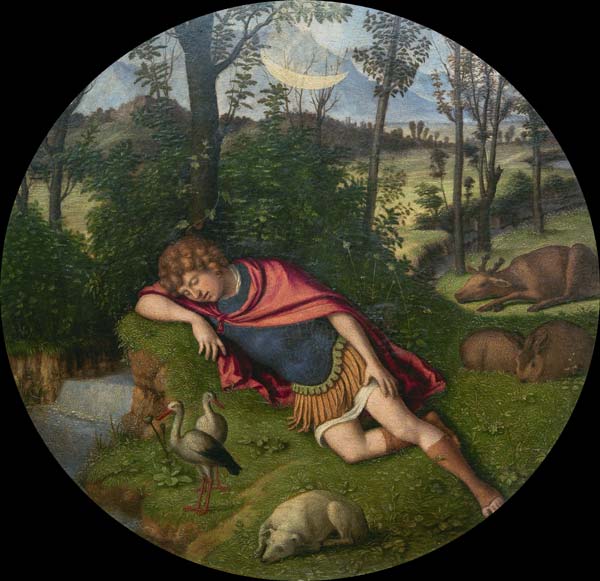 Sleeping Endymion from Giovanni Battista Cima da Conegliano