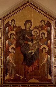 Thronende Madonna, umgeben von sechs Engeln from giovanni Cimabue