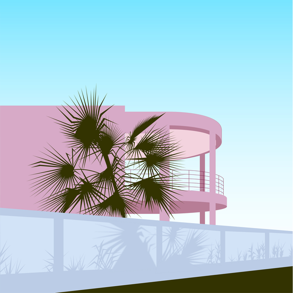 Art Deco Beach House from Claire Huntley
