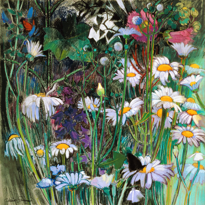 The White Garden (pastel on paper)  from Claire  Spencer