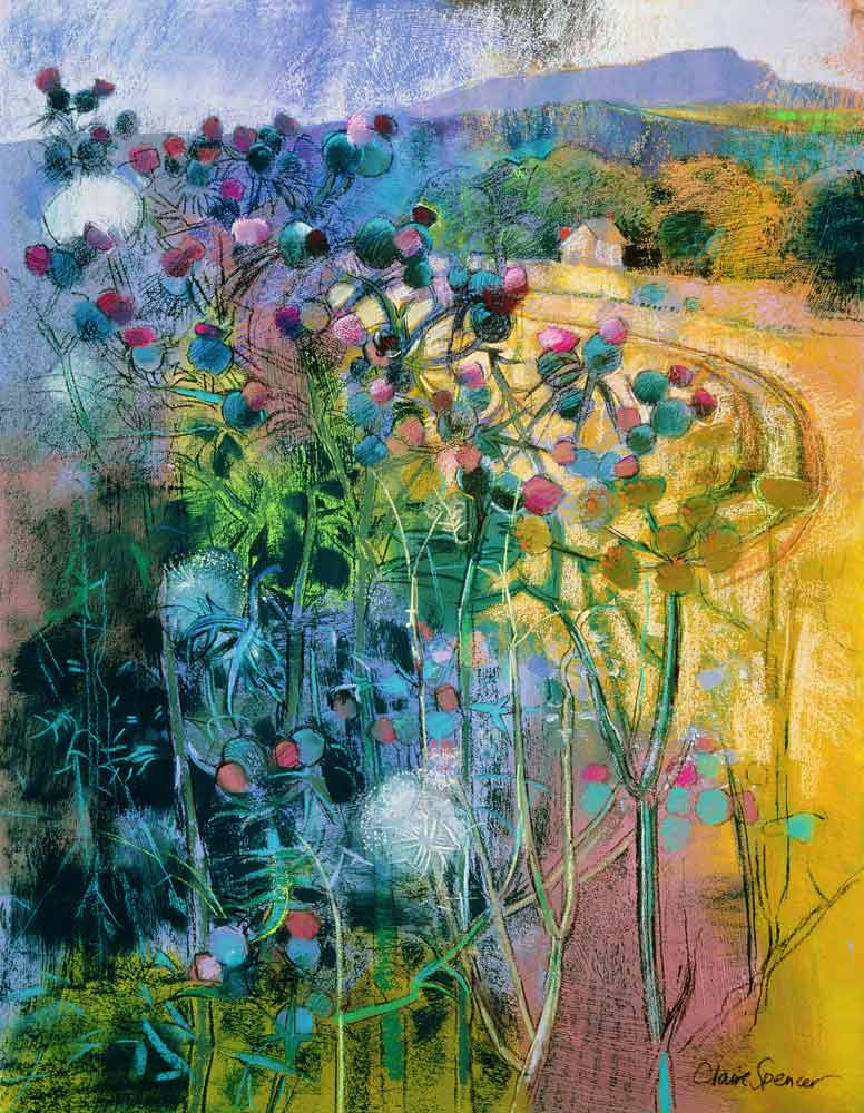The Wild Beauty of Clee (pastel on paper)  from Claire  Spencer