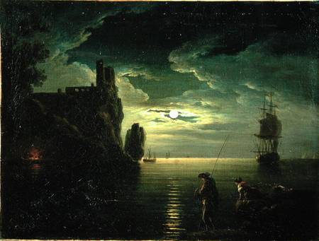 Evening Seascape from Claude Joseph Vernet