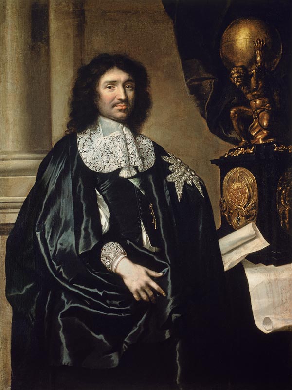 Portrait of Jean-Baptiste Colbert de Torcy (1619-83) from Claude Lefebvre