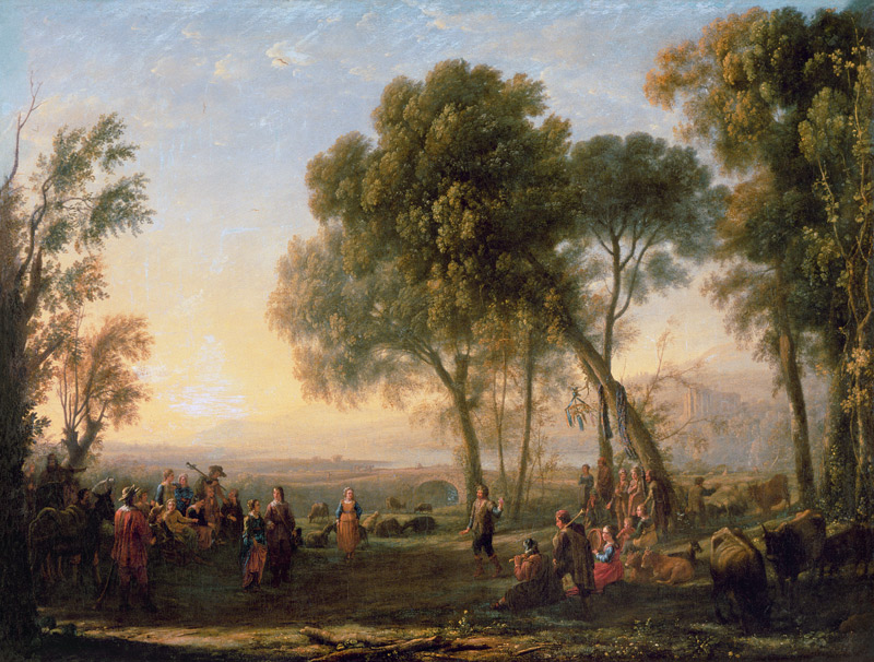 Landscape with a Country Dance from Claude Lorrain