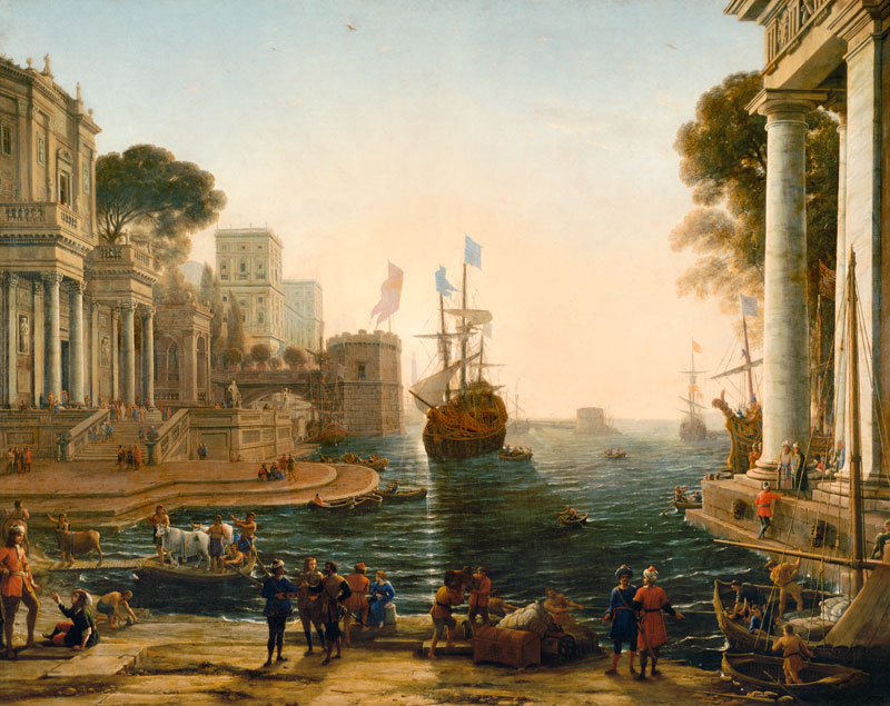 Ulysses Returning Chryseis to her Father from Claude Lorrain