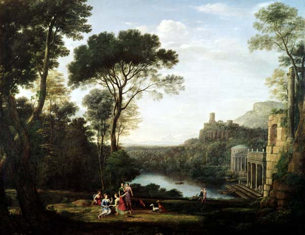 Landscape with the Nymph Egeria from Claude Lorrain
