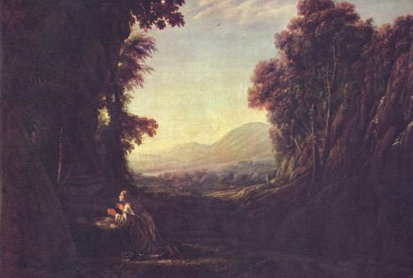 Landschaft mit büßender Magdalena from Claude Lorrain